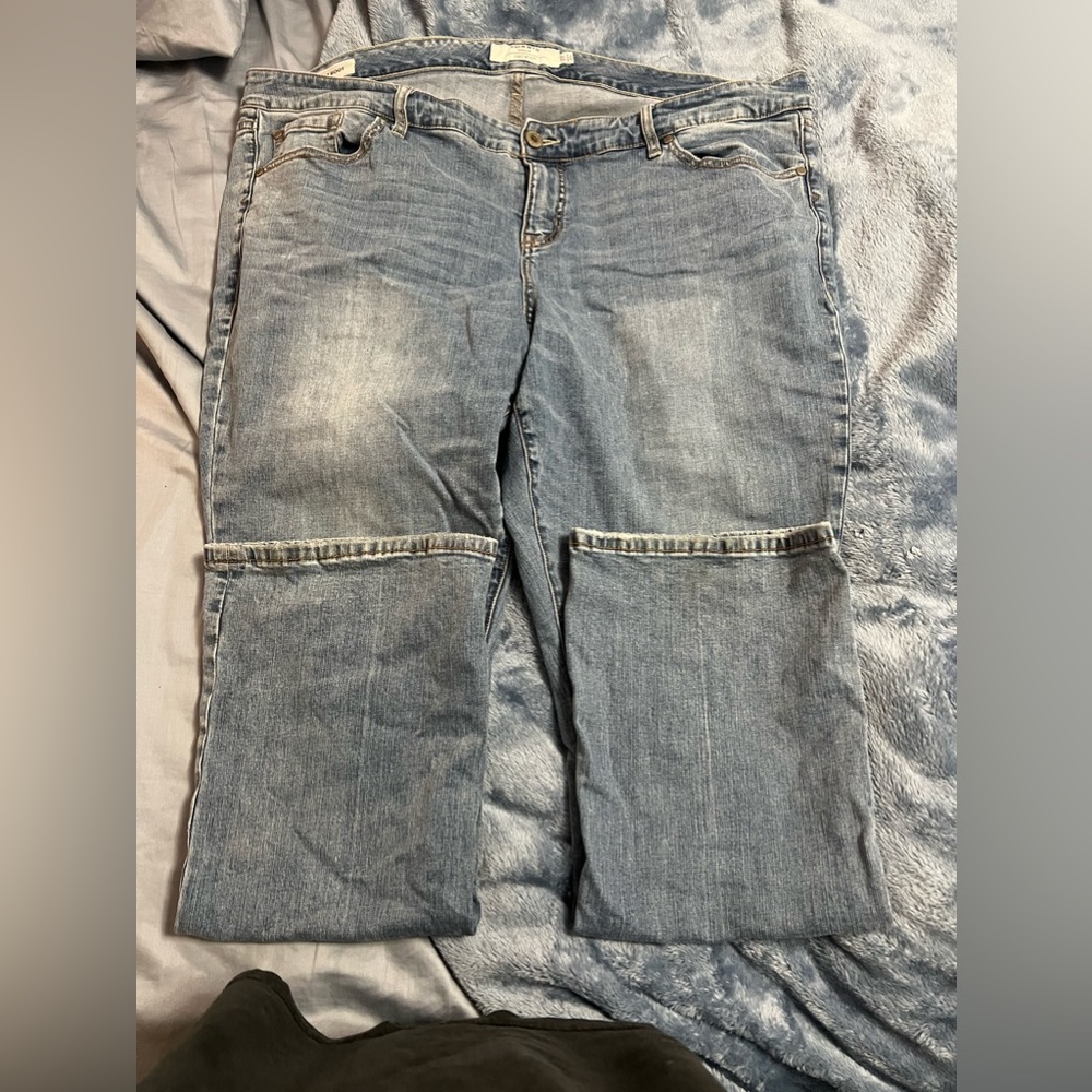 Torrid bootcut slim jeans.